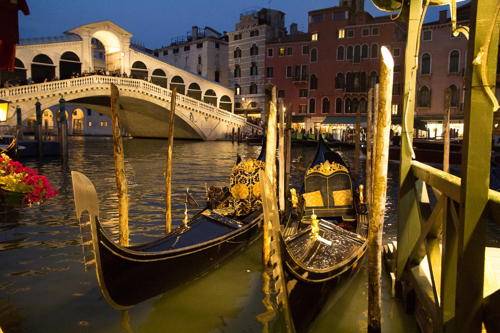 Venice at night